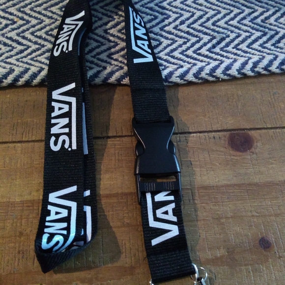 Van's out of sight lanyard keychain Black/white - Picture 4 of 7